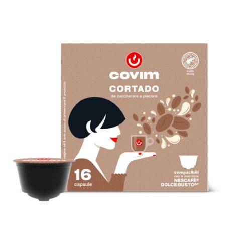 Covim Cortado Compatibile Dolce Gusto 16 Capsule
