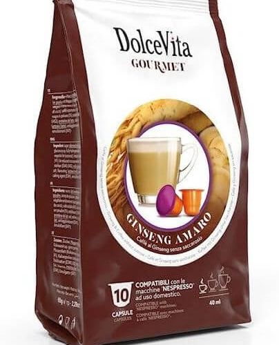 Dolce Vita Ginseng Amaro Compatibile Nespresso 10 Capsule