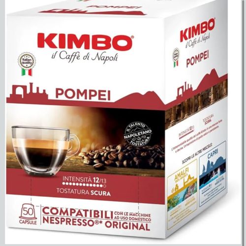 Kimbo Pompei Nespresso 50 capsule