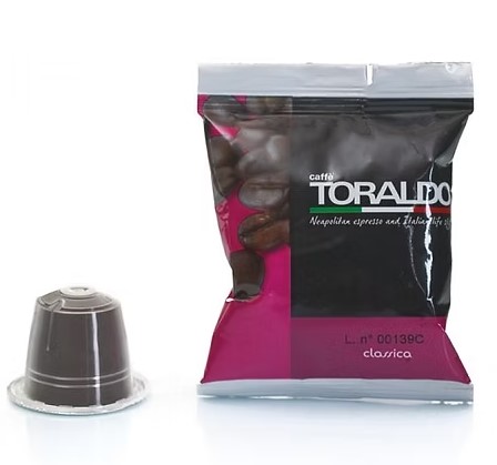 Caffè Toraldo Compatibile Nespresso Miscela Classica 100 Capsule