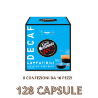 Caffè Vergnano Dek per Lavazza A Modo Mio 128 Capsule