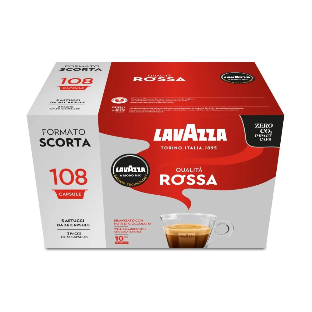 Lavazza a modo mio rossa 108 capsule